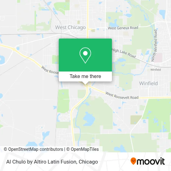 Al Chulo by Altiro Latin Fusion map