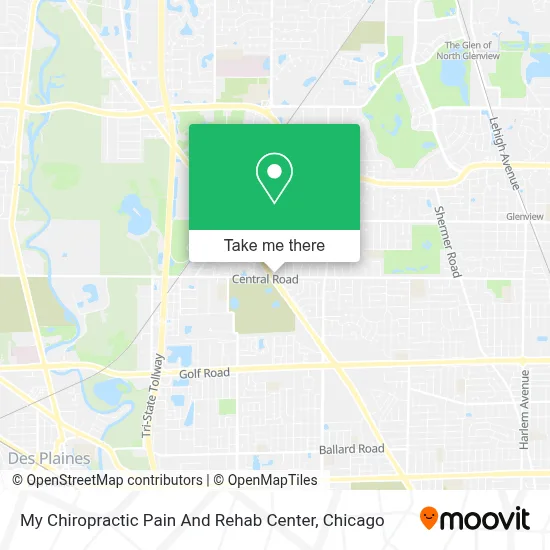 My Chiropractic Pain And Rehab Center map