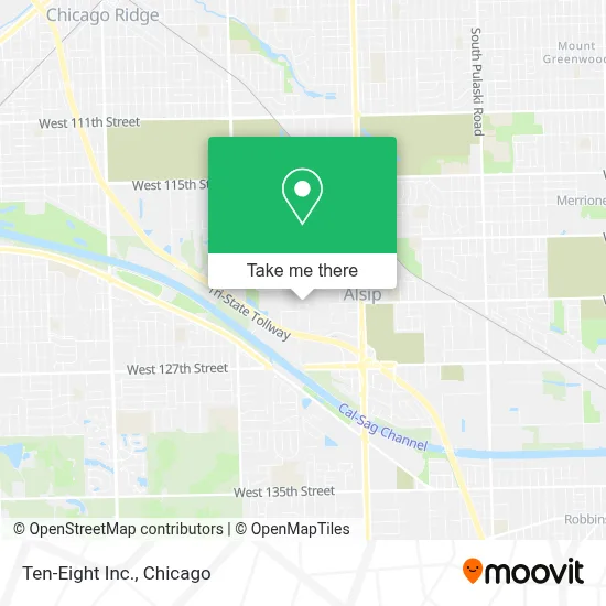 Ten-Eight Inc. map