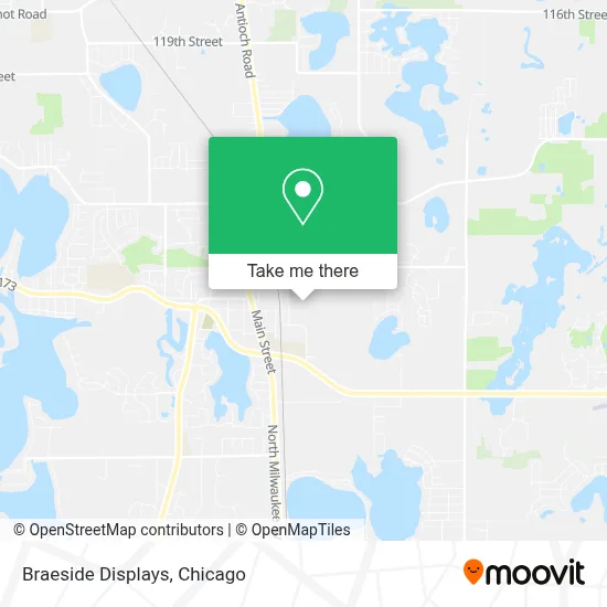 Braeside Displays map