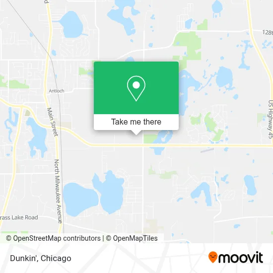 Dunkin' map