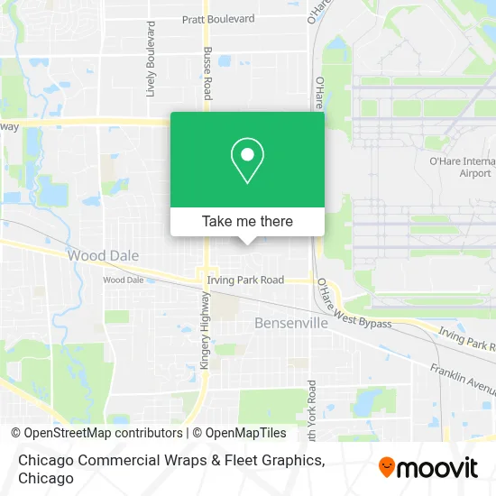 Chicago Commercial Wraps & Fleet Graphics map