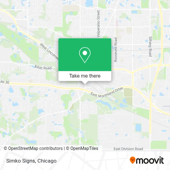 Simko Signs map