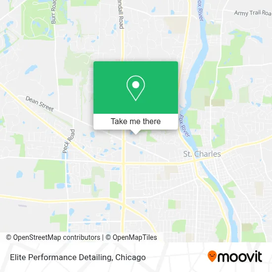 Elite Performance Detailing map