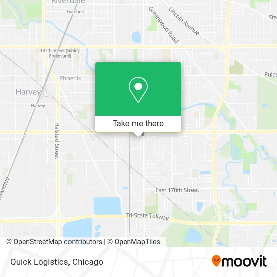 Quick Logistics map
