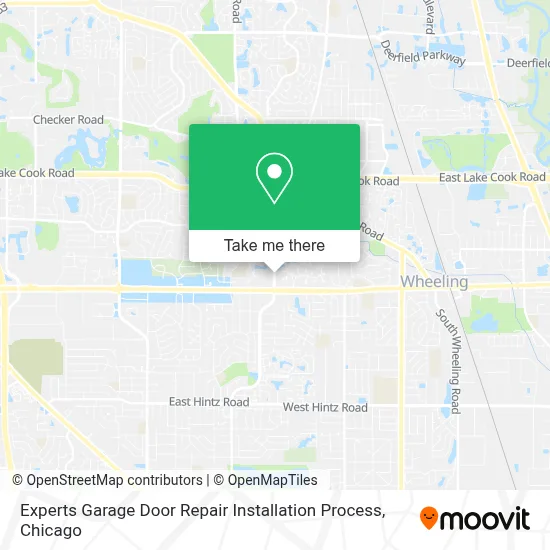 Experts Garage Door Repair Installation Process map