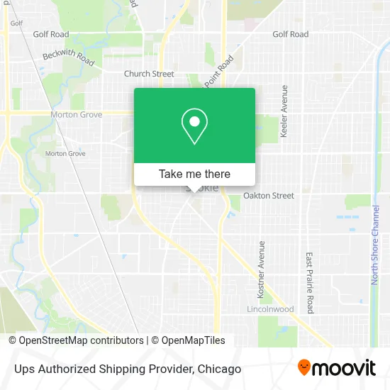 Ups Authorized Shipping Provider map