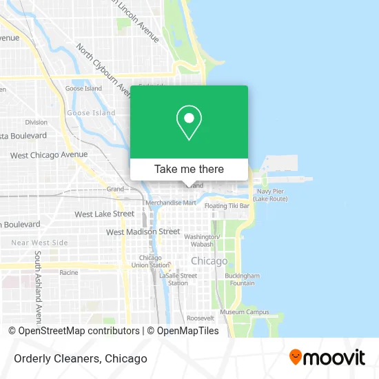 Orderly Cleaners map