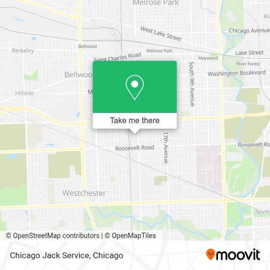 Chicago Jack Service map