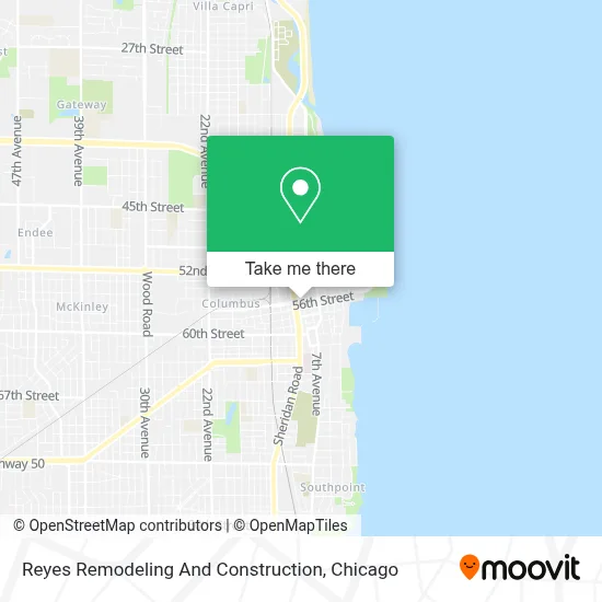Reyes Remodeling And Construction map