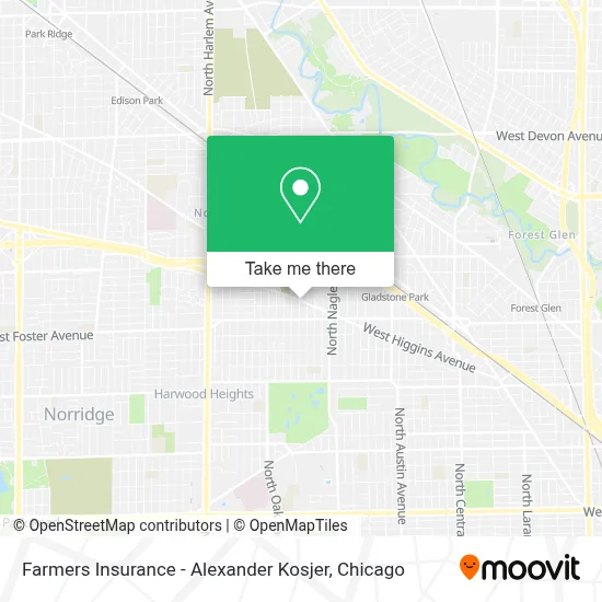 Farmers Insurance - Alexander Kosjer map