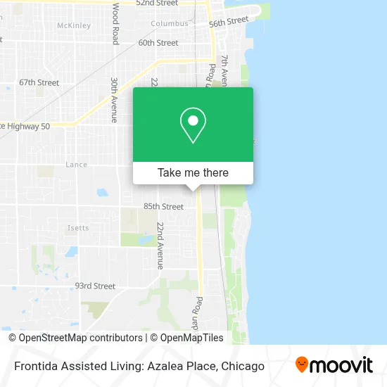 Frontida Assisted Living: Azalea Place map