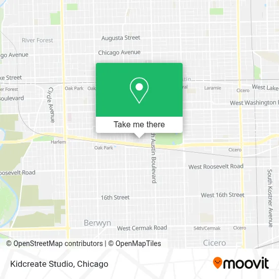 Kidcreate Studio map