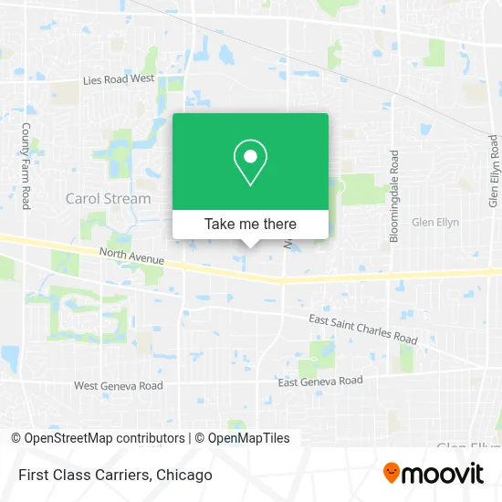 First Class Carriers map