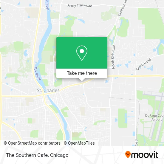 The Southern Cafe map