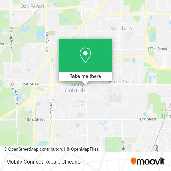 Mobile Connect Repair map
