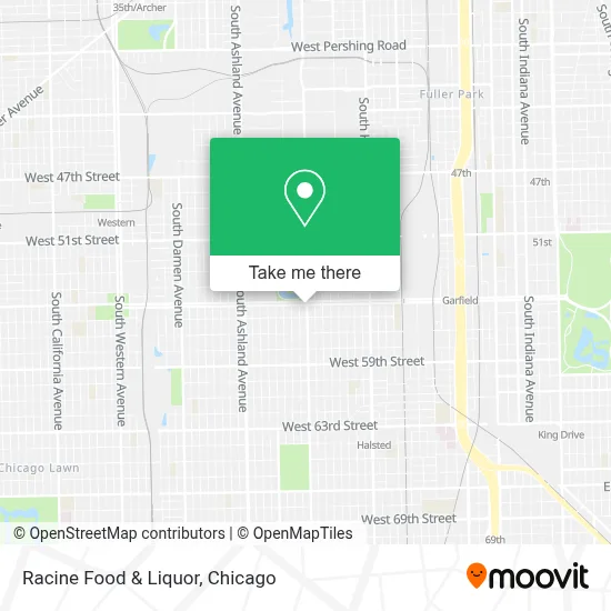 Racine Food & Liquor map
