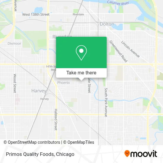 Primos Quality Foods map