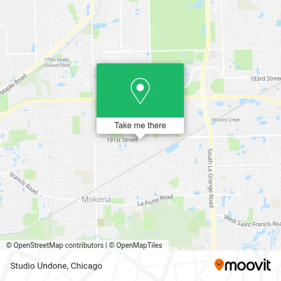 Studio Undone map
