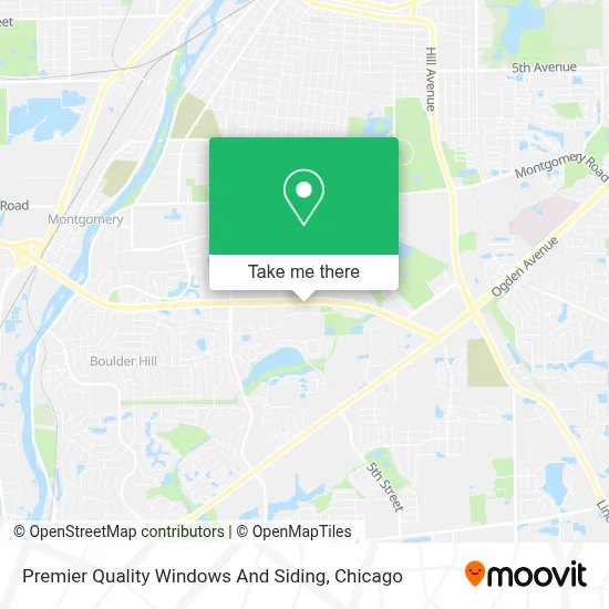 Premier Quality Windows And Siding map