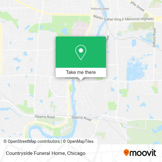 Countryside Funeral Home map