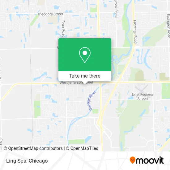 Ling Spa map