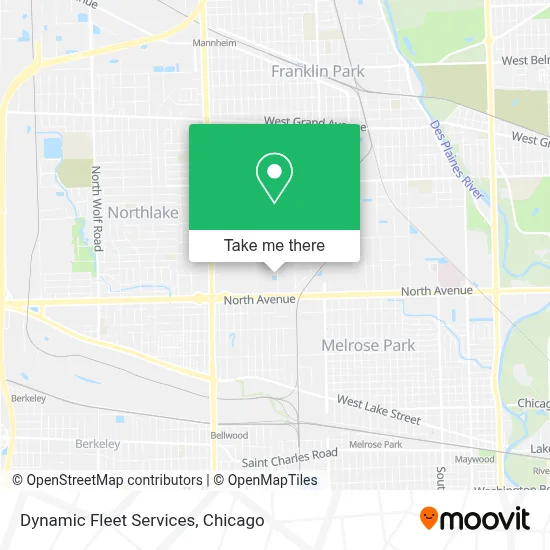 Dynamic Fleet Services map
