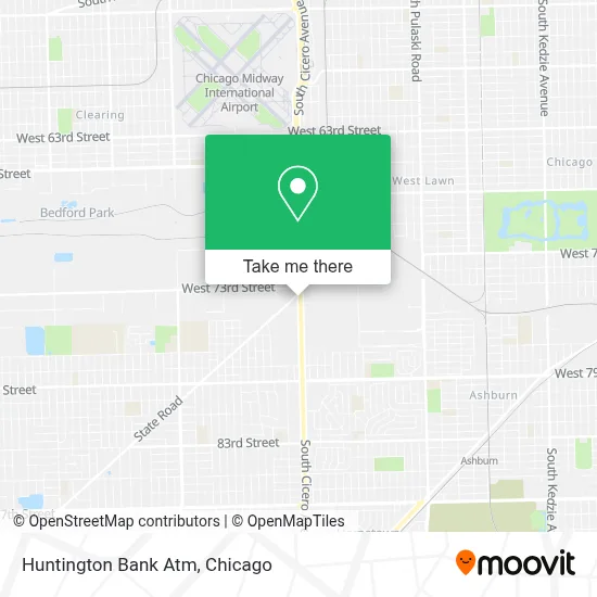 Huntington Bank Atm map
