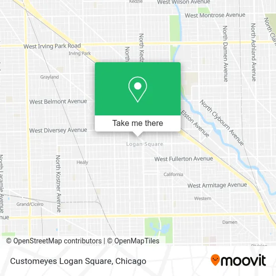 Customeyes Logan Square map