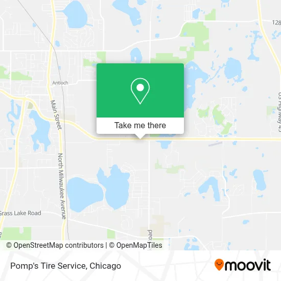 Pomp's Tire Service map