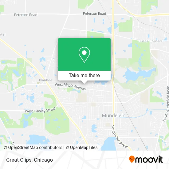 Great Clips map