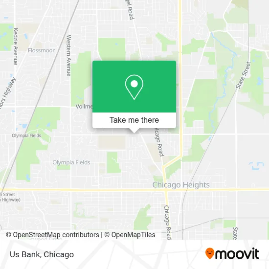 Us Bank map