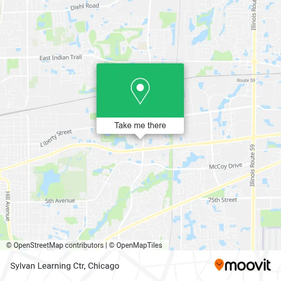 Sylvan Learning Ctr map