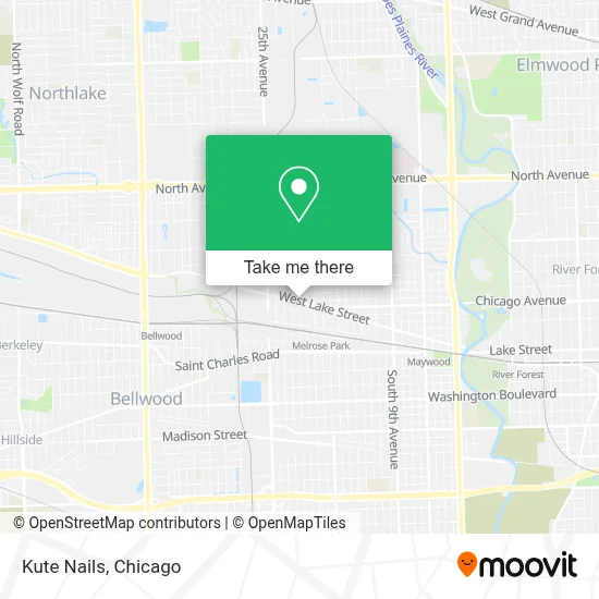 Kute Nails map