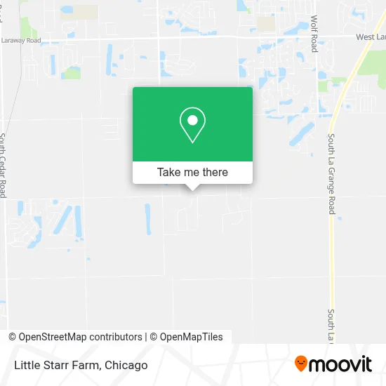 Little Starr Farm map