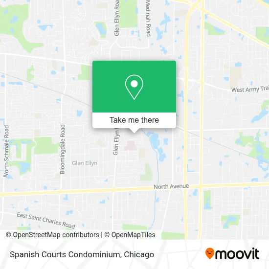 Spanish Courts Condominium map