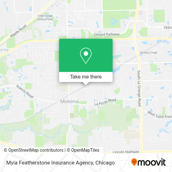 Myia Featherstone Insurance Agency map