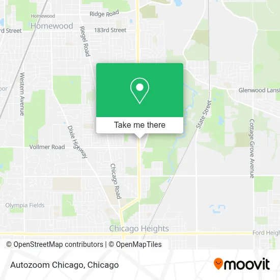 Autozoom Chicago map