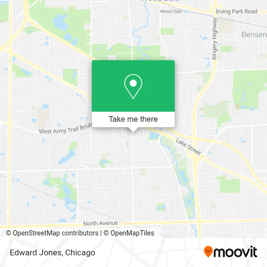 Edward Jones map