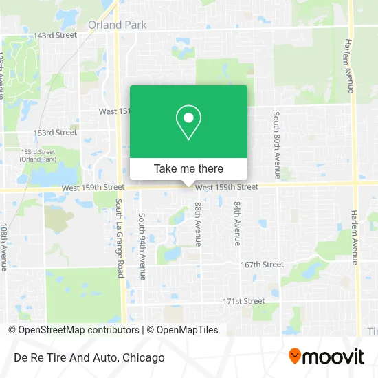 De Re Tire And Auto map