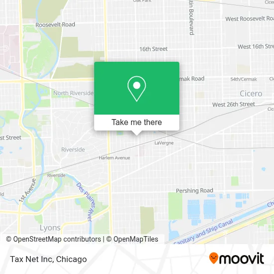 Tax Net Inc map