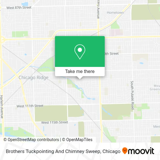 Brothers Tuckpointing And Chimney Sweep map