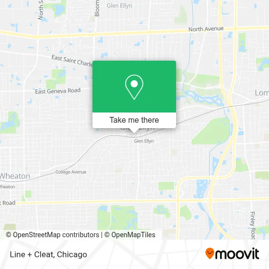 Line + Cleat map