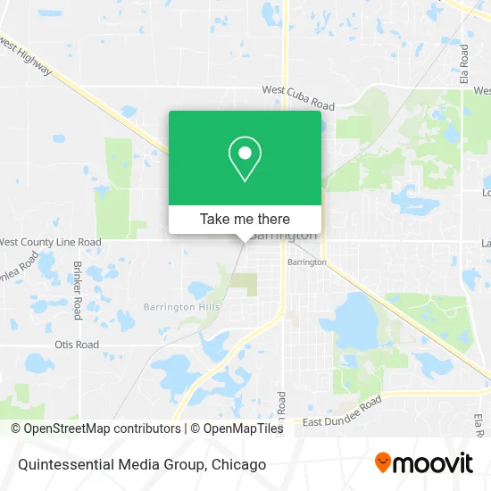Quintessential Media Group map