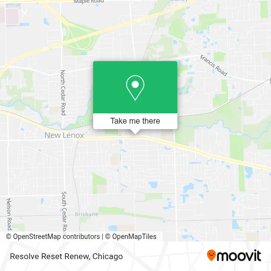 Resolve Reset Renew map