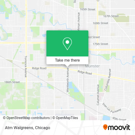 Atm Walgreens map