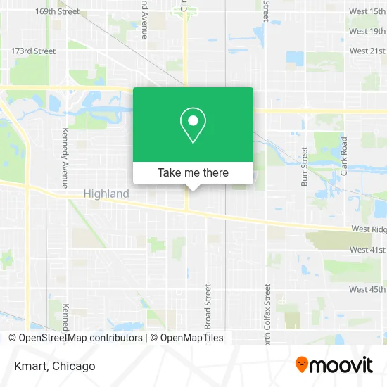 Kmart map