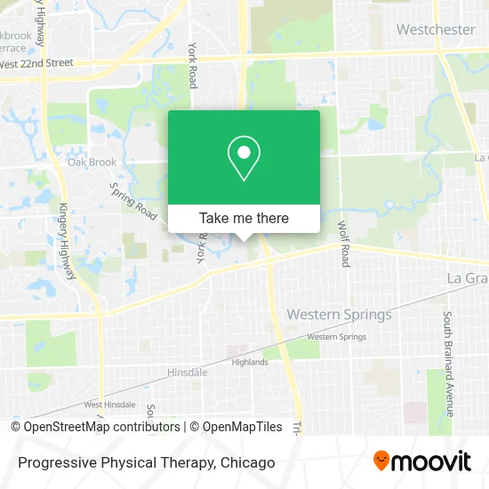 Progressive Physical Therapy map