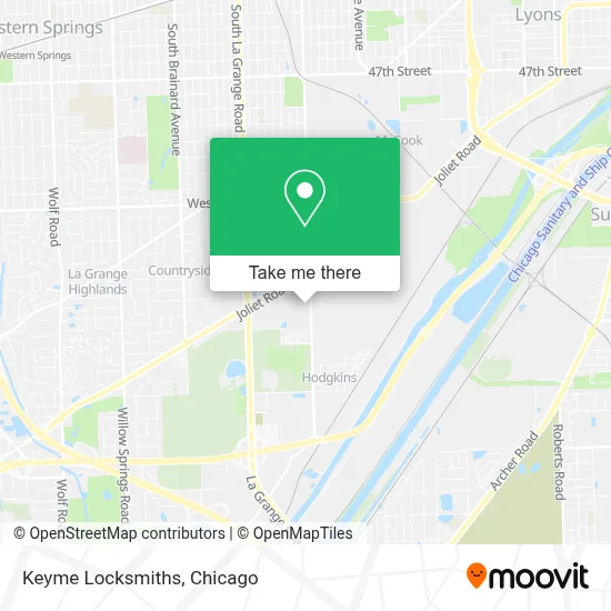 Keyme Locksmiths map