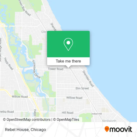 Rebel House map
